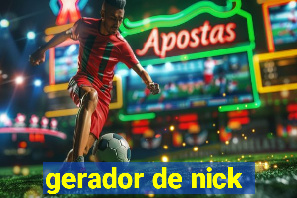 gerador de nick